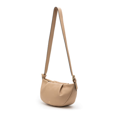 Bolso croissant Taupe - La Portegna